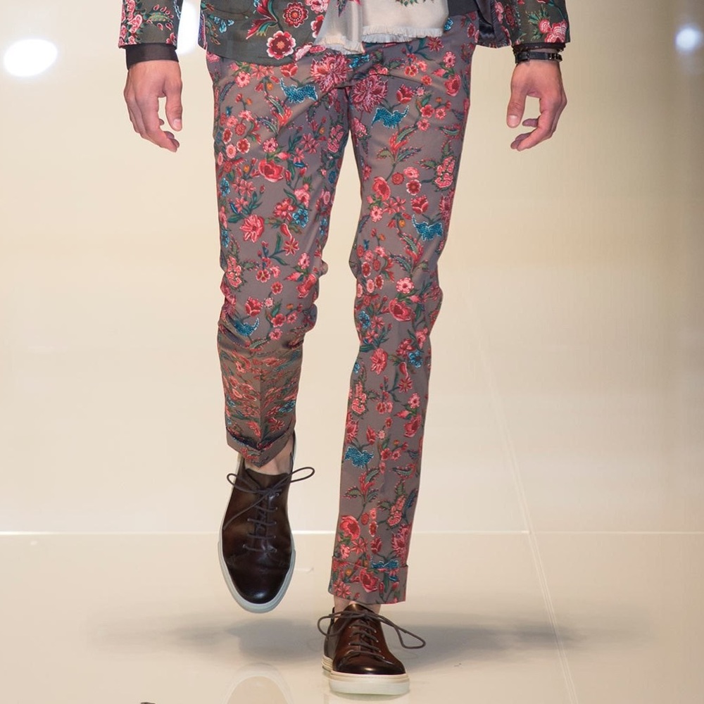 Gucci Men’s Riding Floral Trouser - N.A. Exclusive